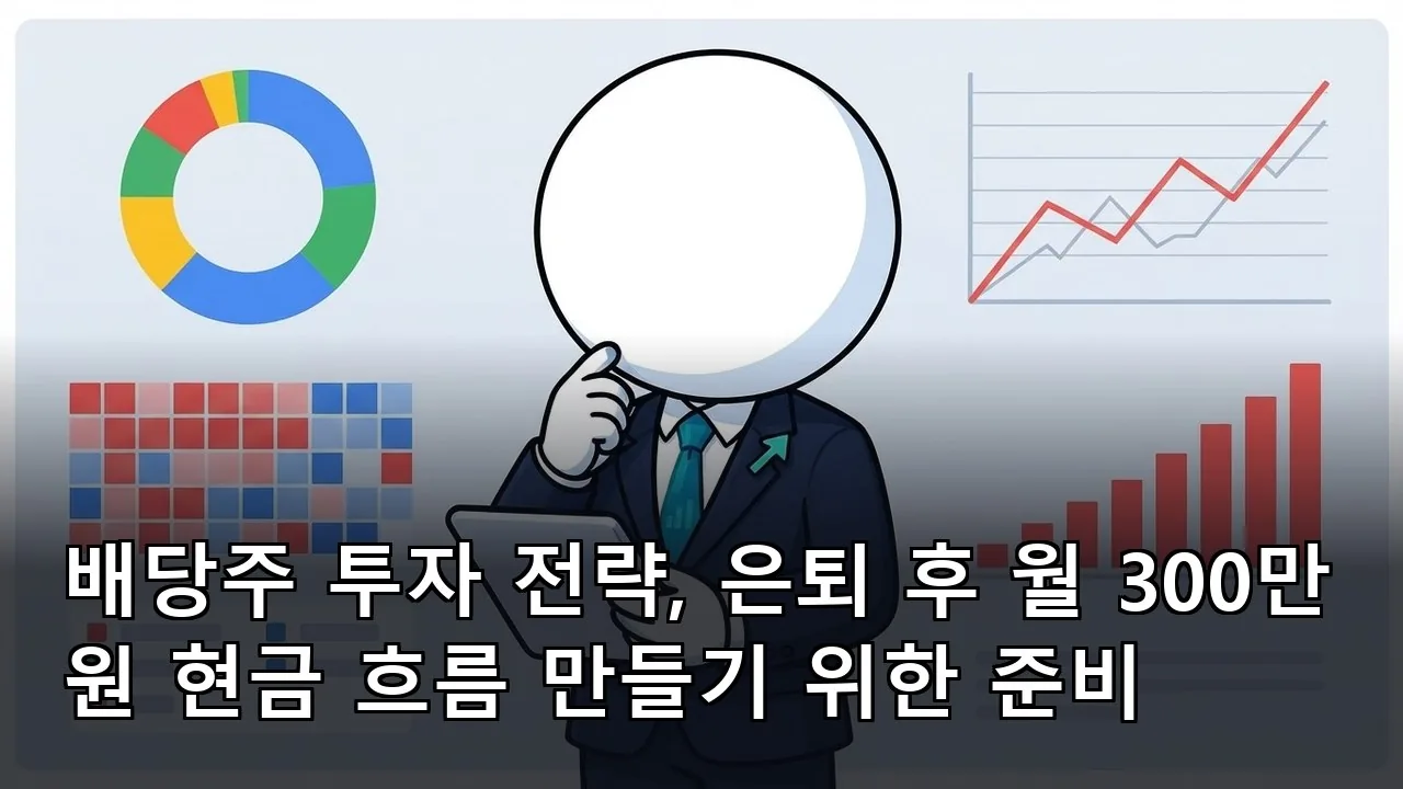 배당주 투자 전략, 은퇴 후 월 300만 원 현금 흐름 만들기 위한 준비