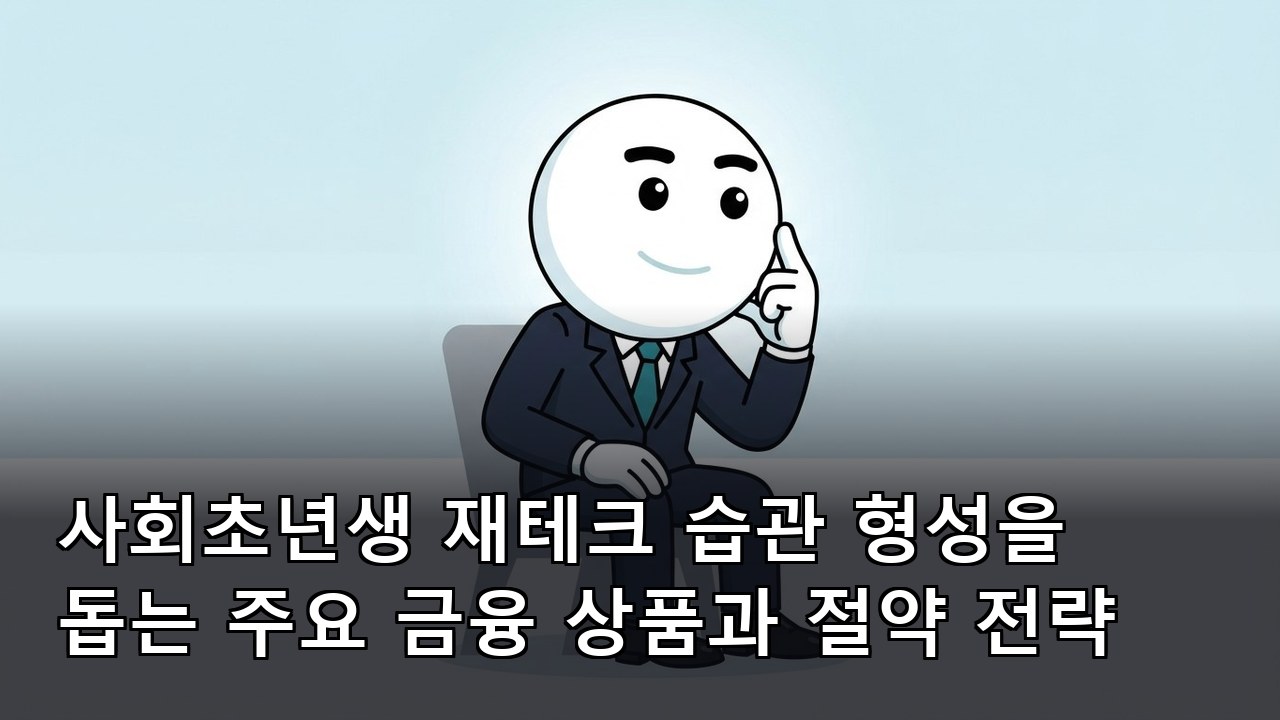 사회초년생 재테크 습관 형성을 돕는 주요 금융 상품과 절약 전략