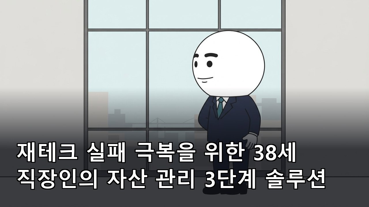재테크 실패 극복을 위한 38세 직장인의 자산 관리 3단계 솔루션