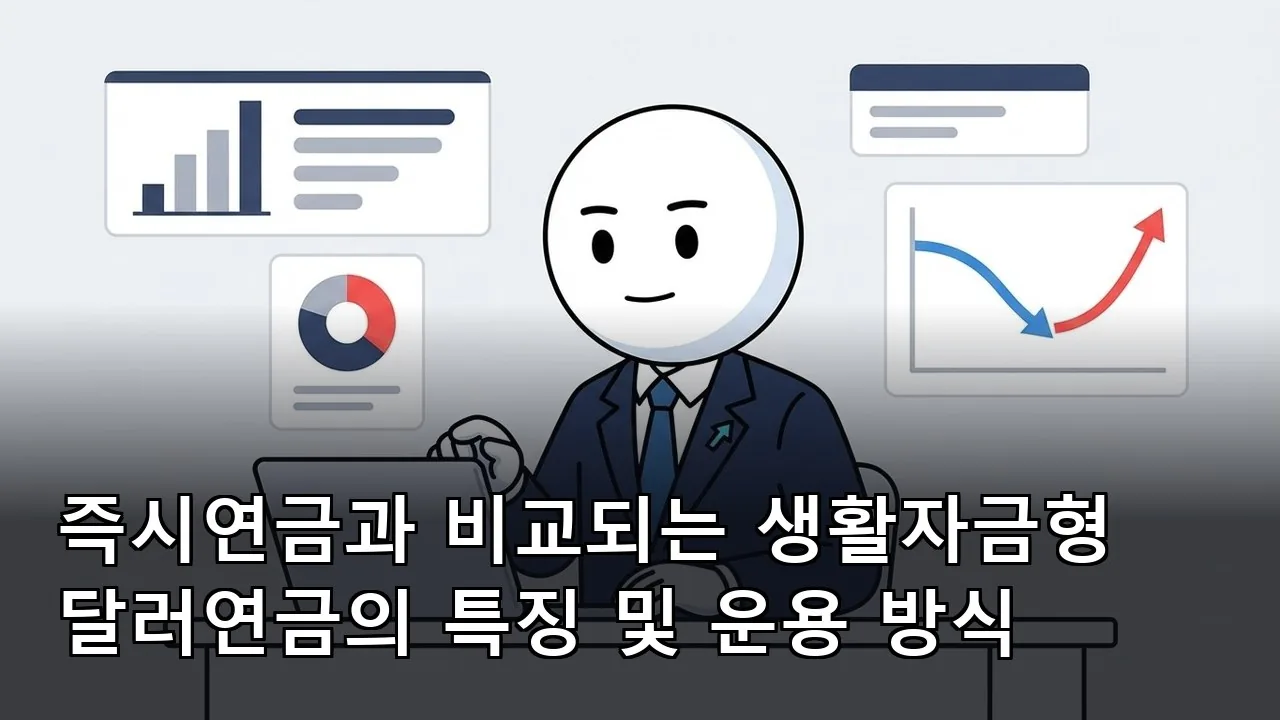 즉시연금과 비교되는 생활자금형 달러연금의 특징 및 운용 방식