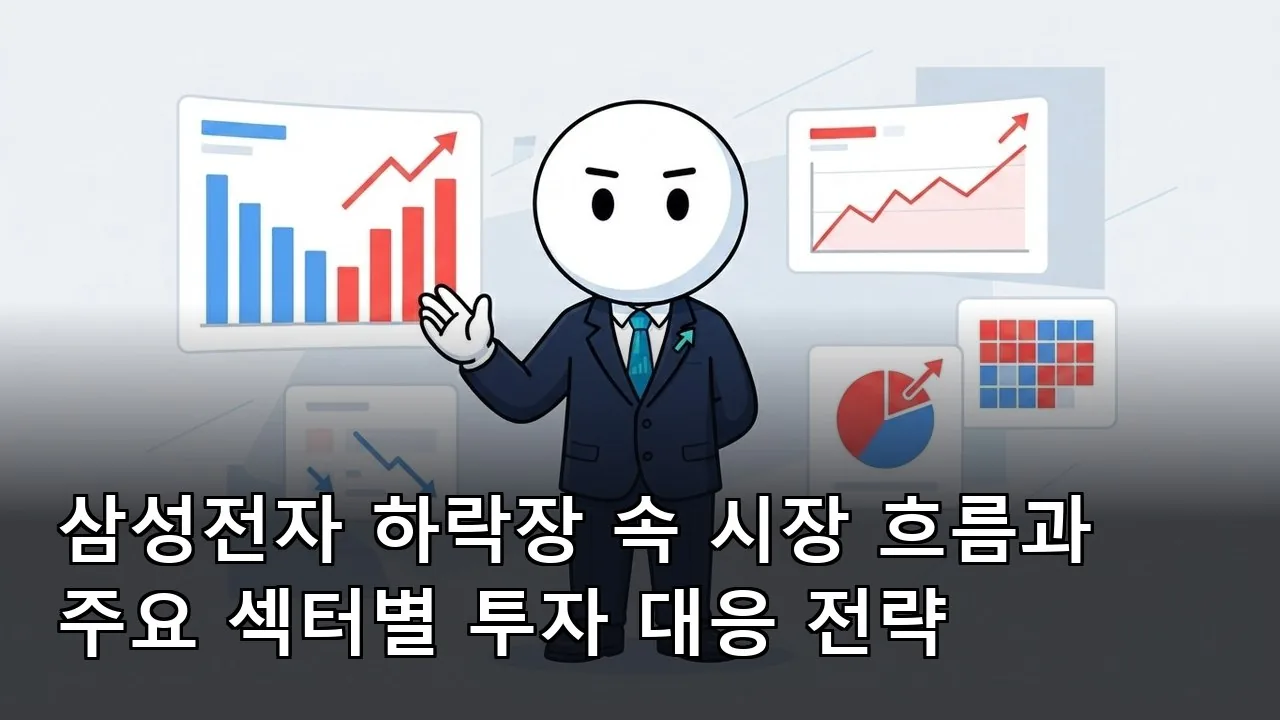 삼성전자 하락장 속 시장 흐름과 주요 섹터별 투자 대응 전략