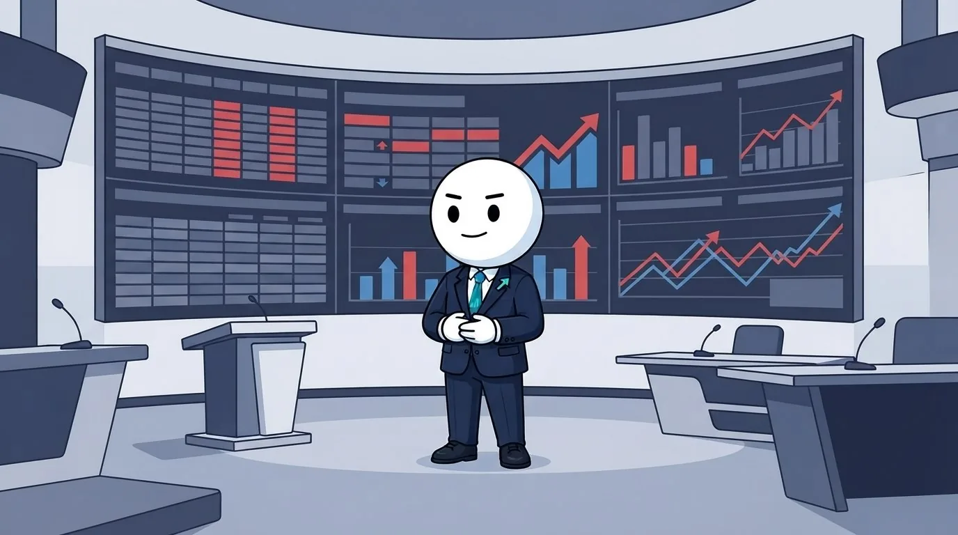 시장의 변동성을 살피는 모습