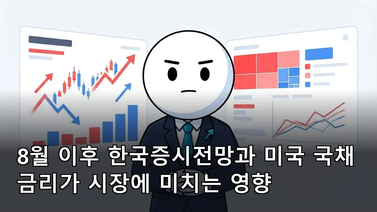 8월 이후 한국증시전망과 미국 국채 금리가 시장에 미치는 영향
