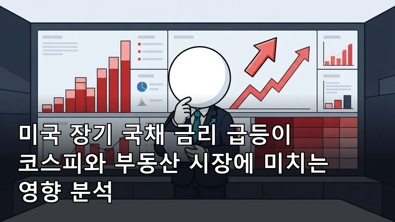 미국 장기 국채 금리 급등이 코스피와 부동산 시장에 미치는 영향 분석