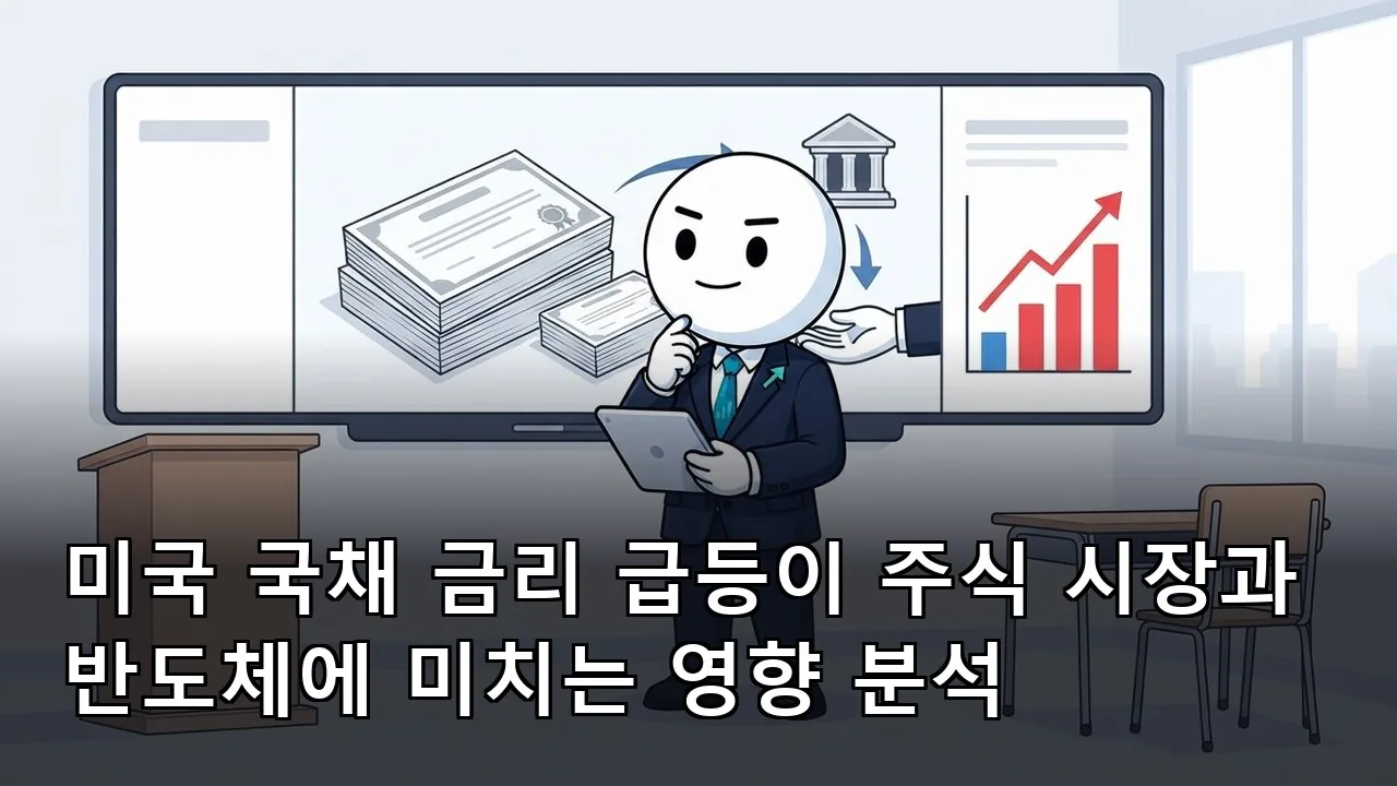 미국 국채 금리 급등이 주식 시장과 반도체에 미치는 영향 분석