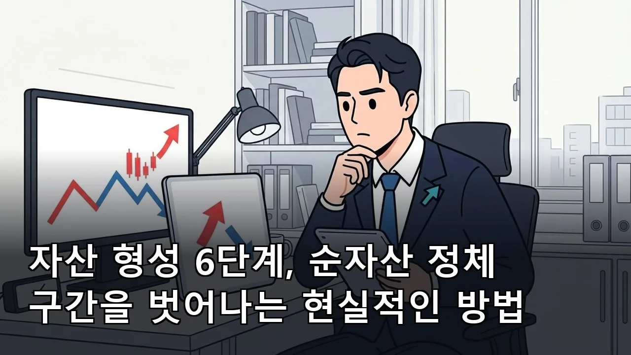 자산 형성 6단계, 순자산 정체 구간을 벗어나는 현실적인 방법
