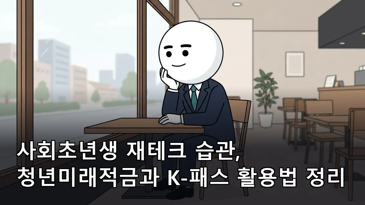 사회초년생 재테크 습관, 청년미래적금과 K-패스 활용법 정리